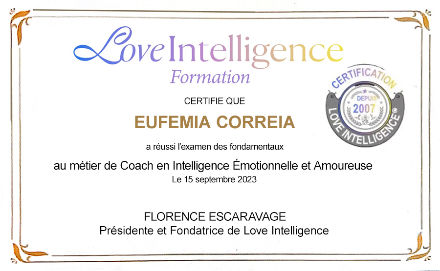 certifique Love Coach